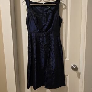 Lauren Ralph Lauren Midnight Blue Midi Dress